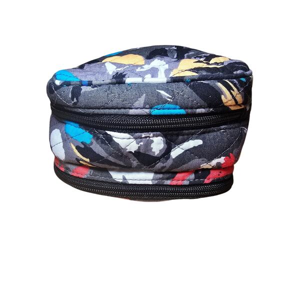 Vera Bradley Large Cosmetic Makeup Bag Splash Floral Pattern LN Condition - Picture 8 of 9